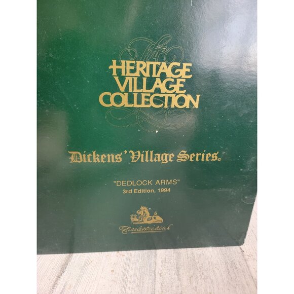 Dept 56 Dedlock arms 3rd edition 1994 heritage village accessory xmas - Picture 8 of 8